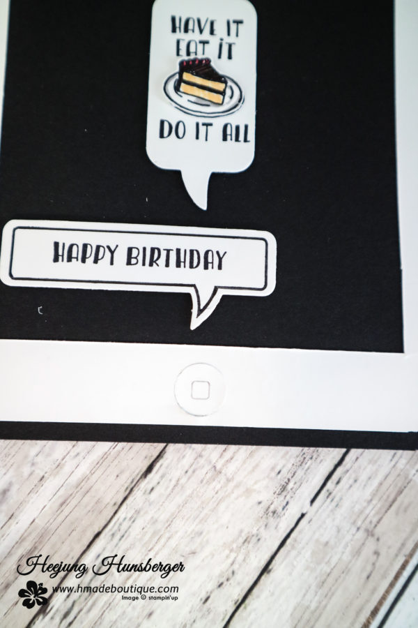 ipad Birthday card  H MADE BOUTIQUE