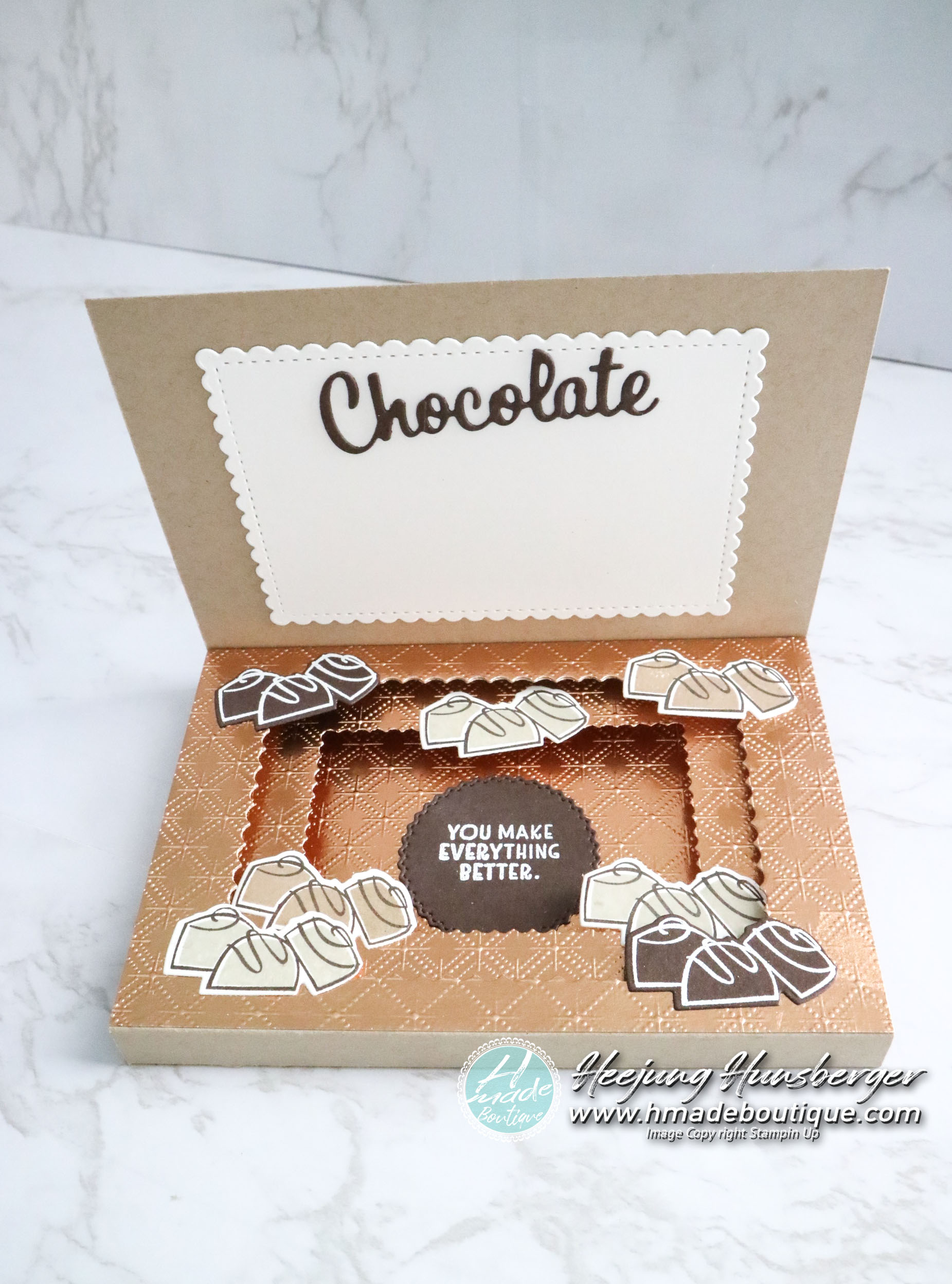 pop up chocolate box