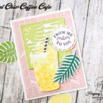 Stampin up-Tropical  Lemonade