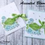 Accented Blooms-Thank you card