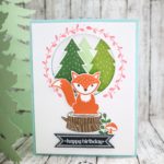Foxy Friends Birthday Card