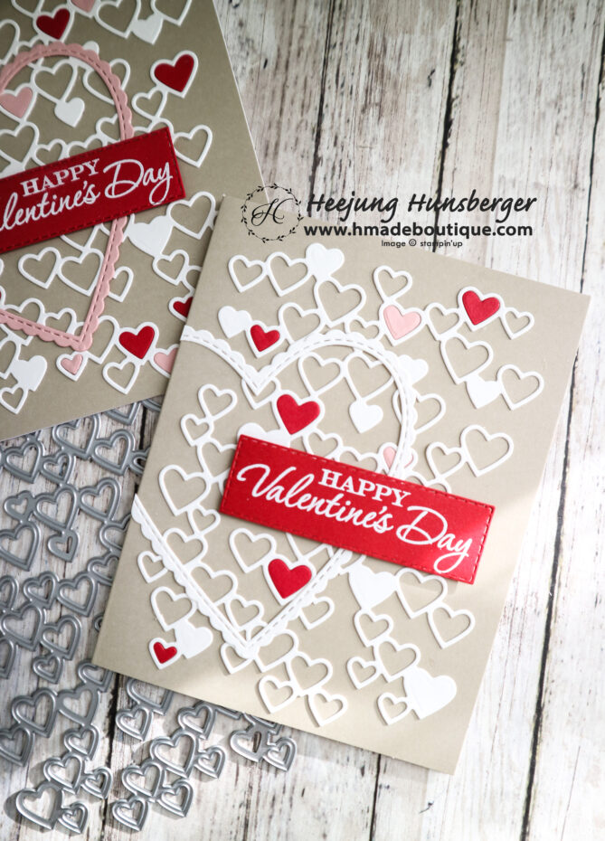 Detailed Heart Die Cut Cards - H MADE BOUTIQUE