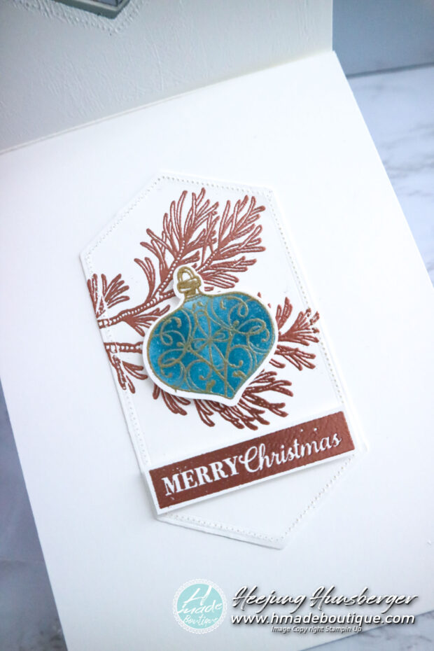 Spinning Easel Christmas Card-Christmas Gleaming – H MADE BOUTIQUE