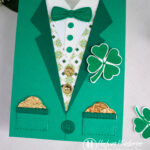 St. Patrick’s Day Card / Suit and Tie Die