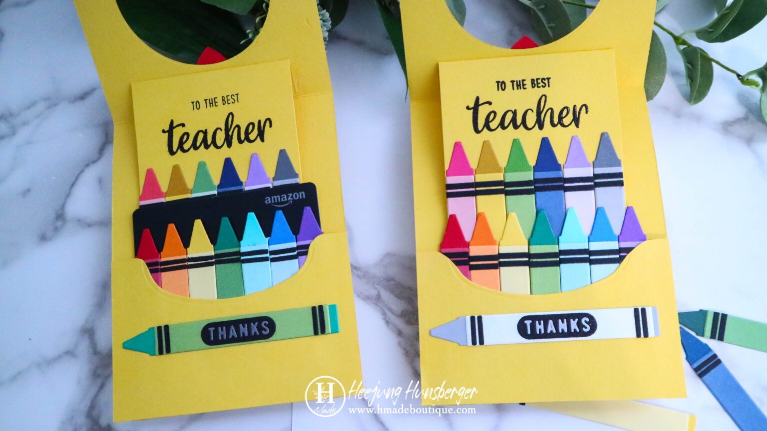 Teacher Appreciation Card | Gift Card Holder - H MADE BOUTIQUE