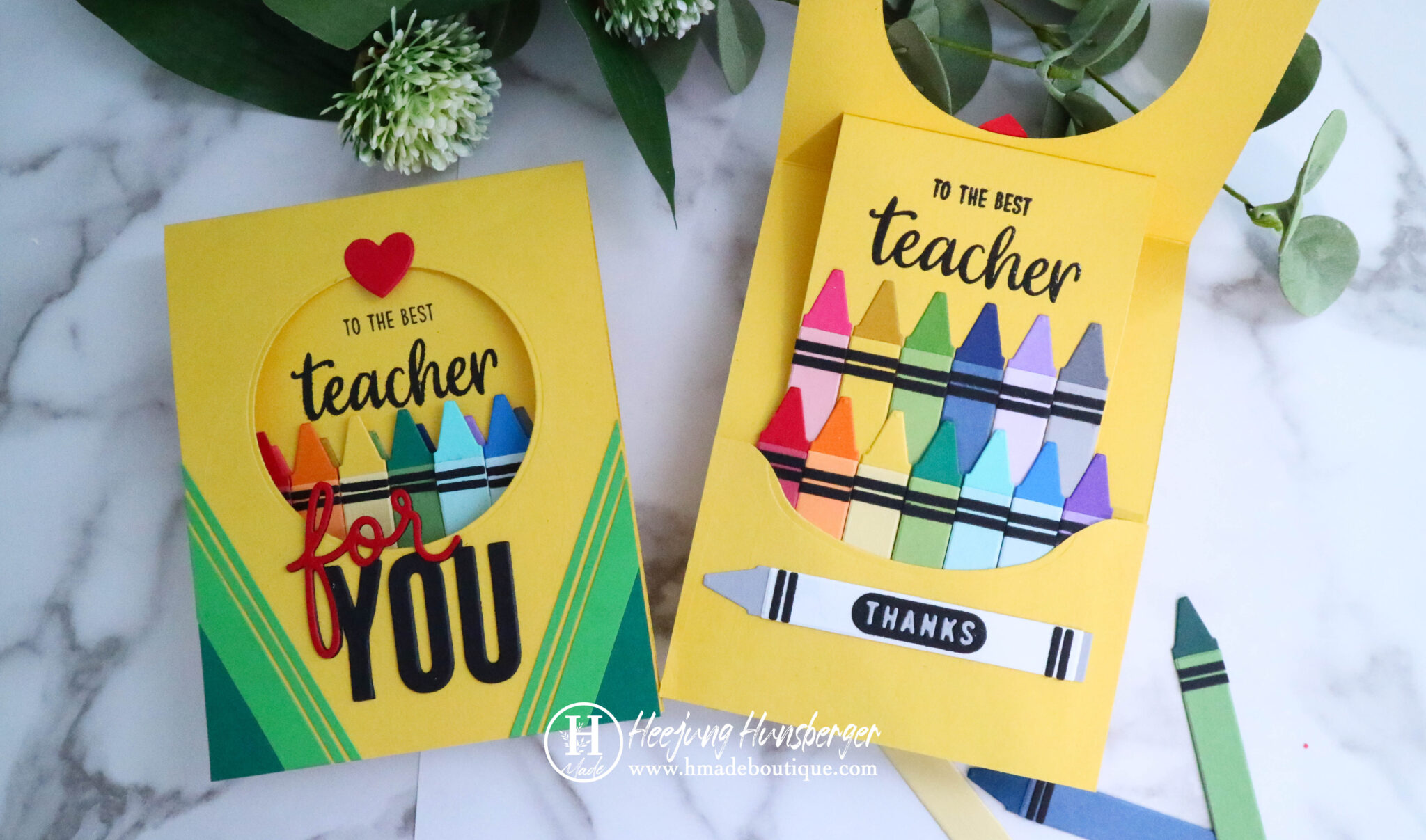 Teacher Appreciation Card | Gift Card Holder - H MADE BOUTIQUE