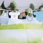 Baby Clothes Pop-up Card | Welcome Baby Card