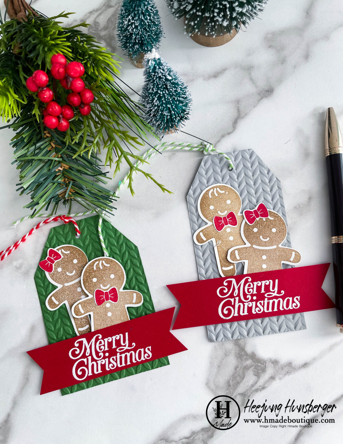 DIY Christmas Gift Tags | Using Scrap Paper - H MADE BOUTIQUE