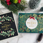 Three Simple Glimmer Hot Foil Christmas Card Designs