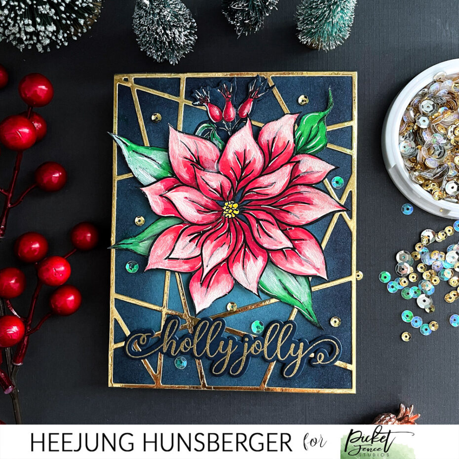 PFS- Seasonal Christmas Flower Cards - H MADE BOUTIQUE