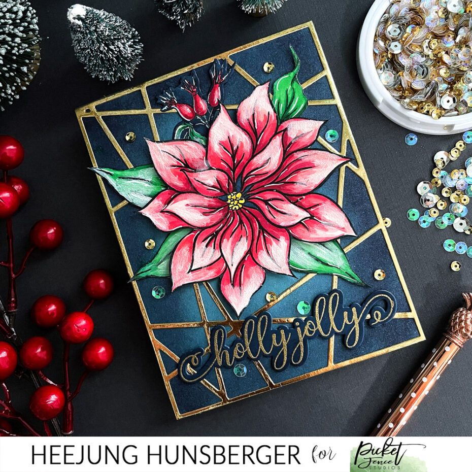 PFS- Seasonal Christmas Flower Cards - H MADE BOUTIQUE