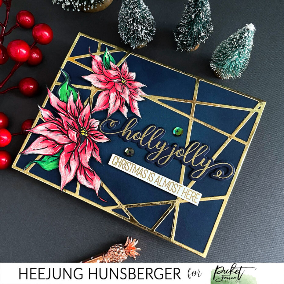 PFS- Seasonal Christmas Flower Cards - H MADE BOUTIQUE