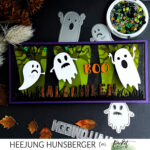 Wobble Ghostly Friends Halloween Card
