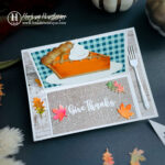 Impossible Pumpkin Pie Card for Thanksgiving Day | Thanksgiving Place Card Idea