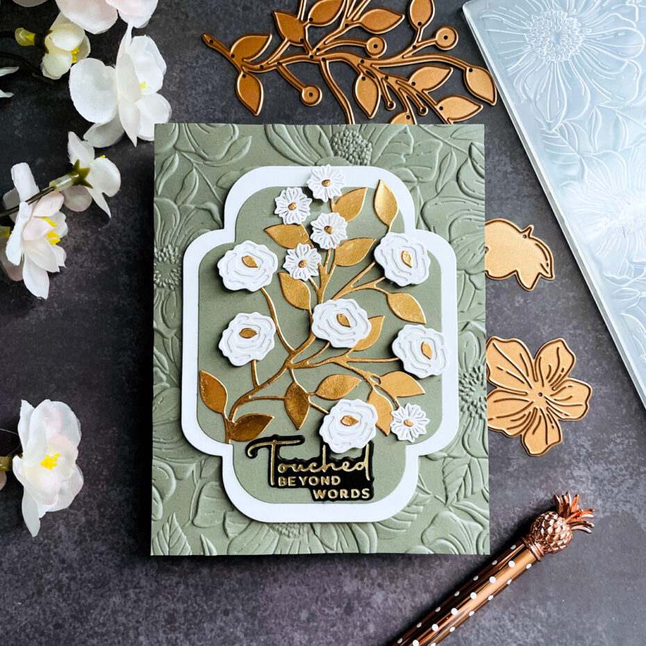 Spellbinders Four Petal Collection┃Inspiration Cards — CARDSANDCRAFTSBYYAZ