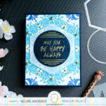 Penguin Palace Stamp- Be Happy Always Card
