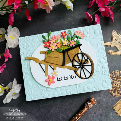 Spellbinders- Country Wheelbarrow Cards - H MADE BOUTIQUE