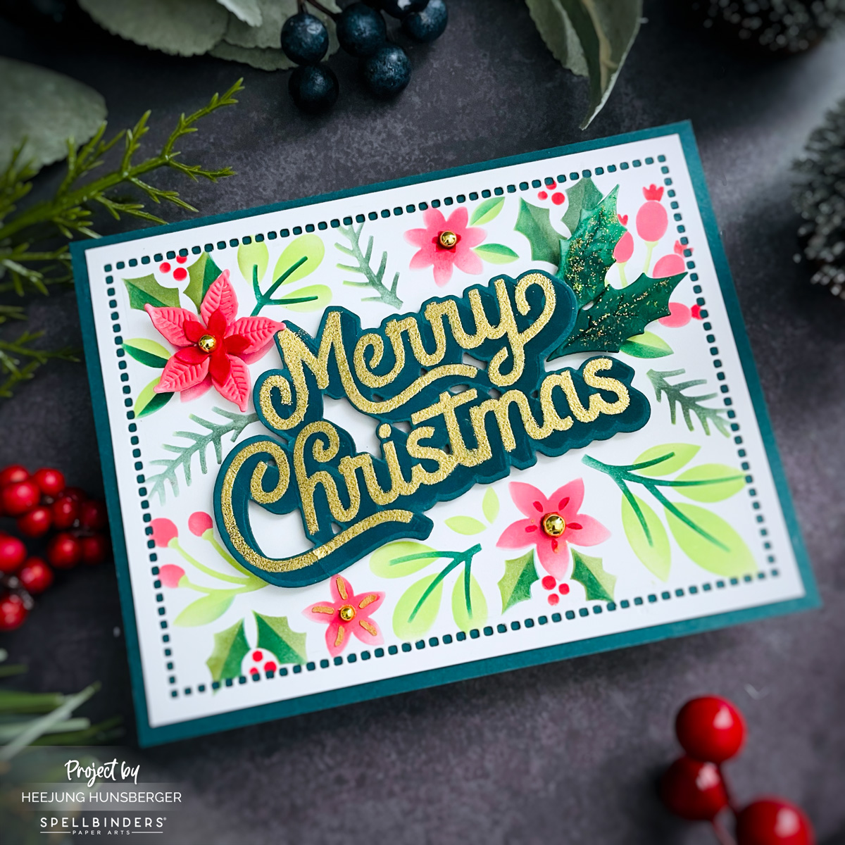 Spellbinders- Layered Christmas Stencil - H MADE BOUTIQUE