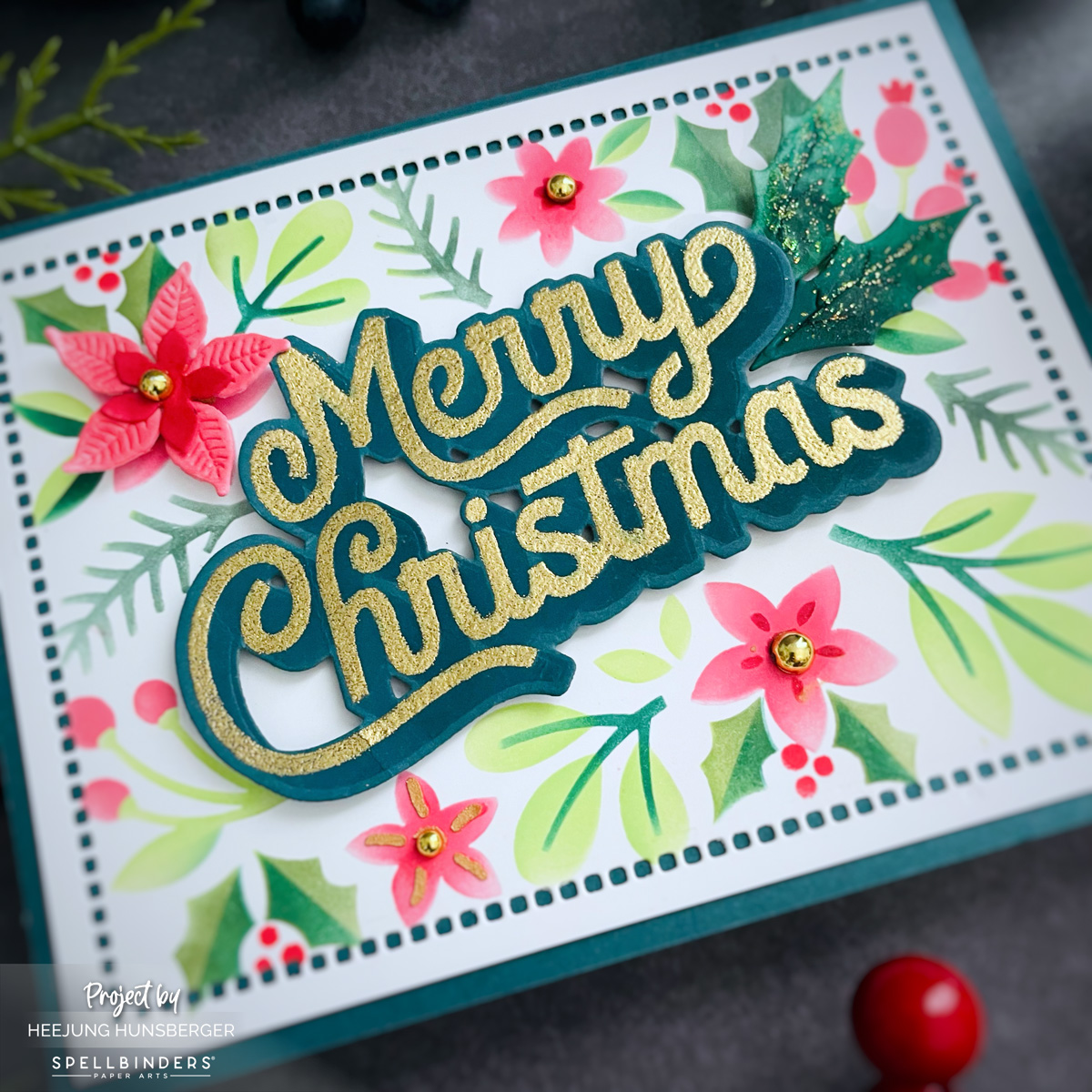 Spellbinders- Layered Christmas Stencil - H MADE BOUTIQUE