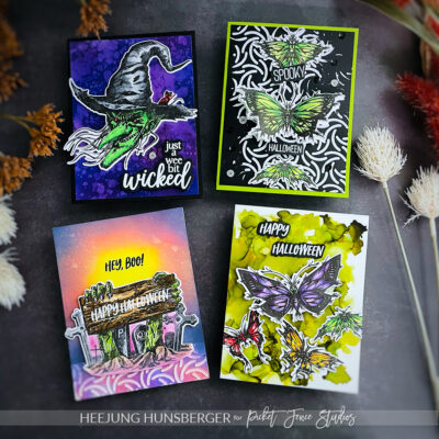 Spooky Flight PFS- A Spooky Flight Exclusive Kit Halloween Cards - H MADE BOUTIQUE
