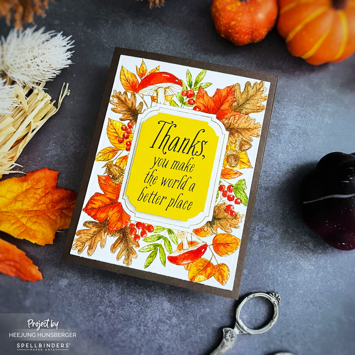 Spellbinders- BetterPress Fall Collection Cards - H MADE BOUTIQUE