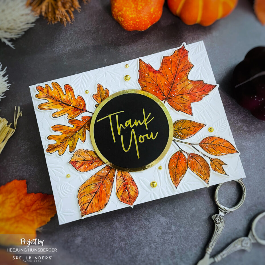 Spellbinders, Betterpress Autumn Leaves