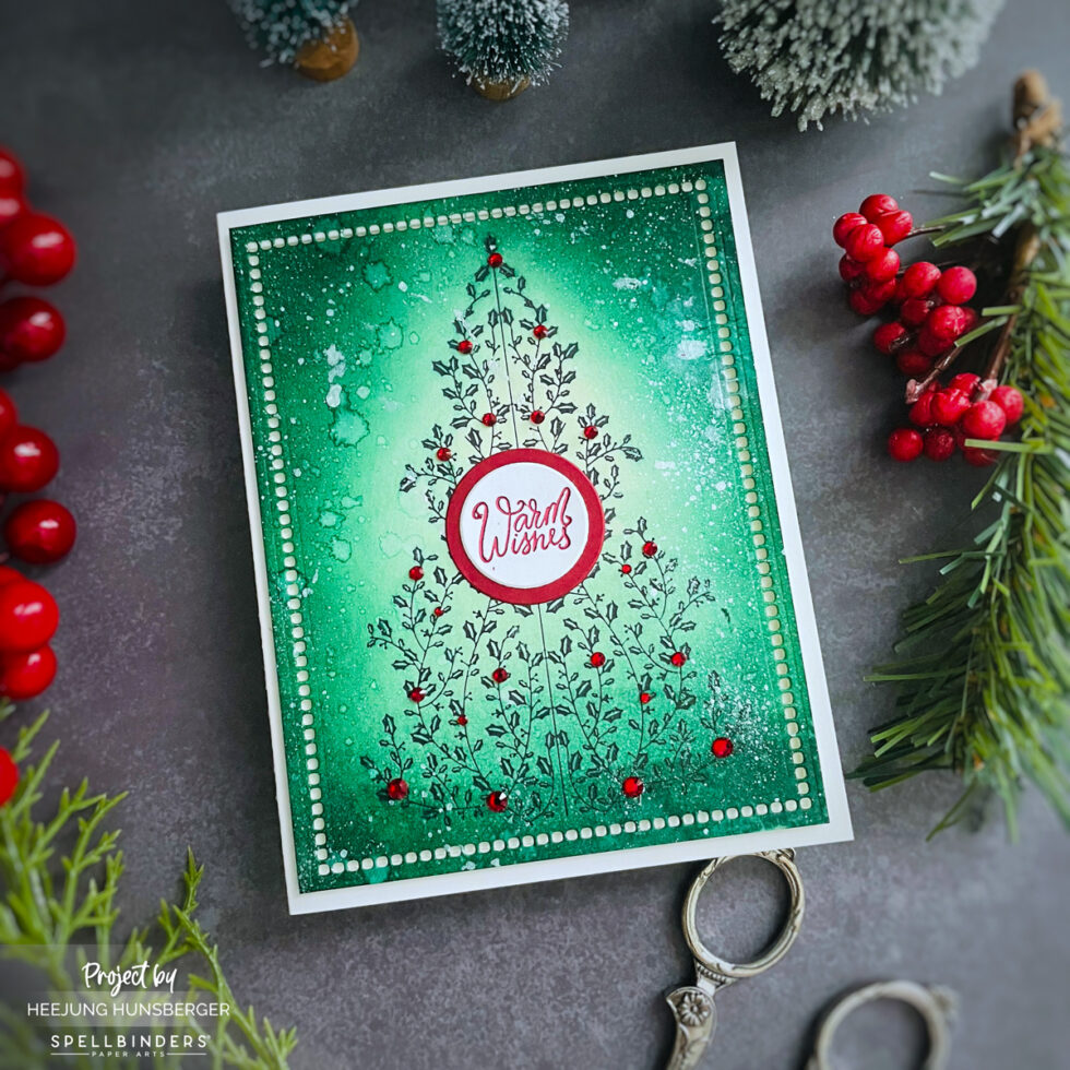 Spellbinders BetterPress Christmas Collection - Merry Christmas World Press  Plate and Christmas Greetings Press Plates - Bundle of 2 Press Plate Sets