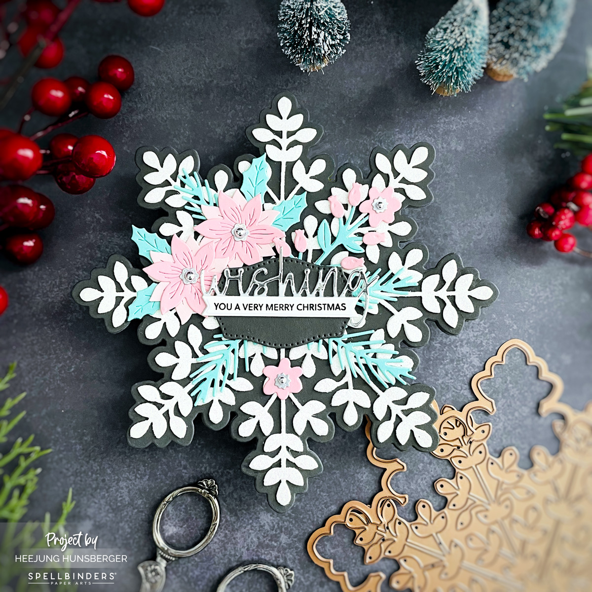 Spellbinders Bibis Snowflakes Collection Cards H Made Boutique