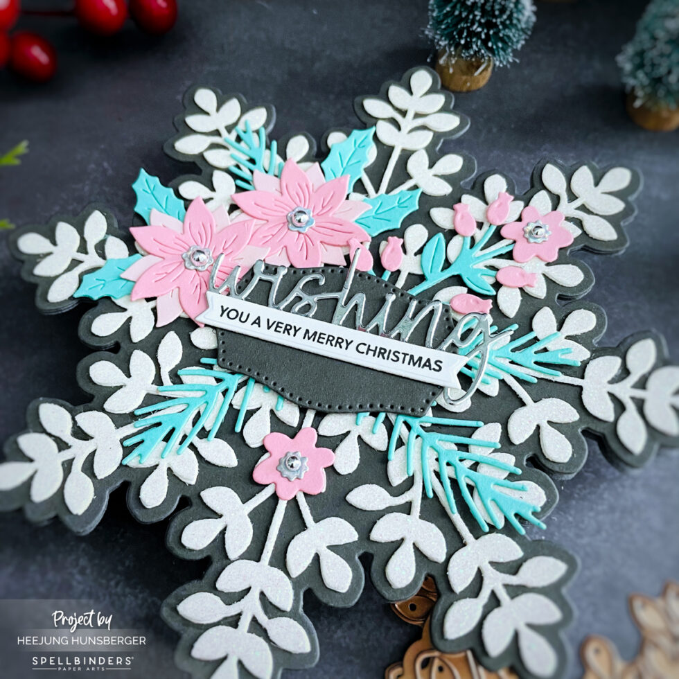 Snowflake Elements Iridescent Embellishments - Spellbinders Paper Arts