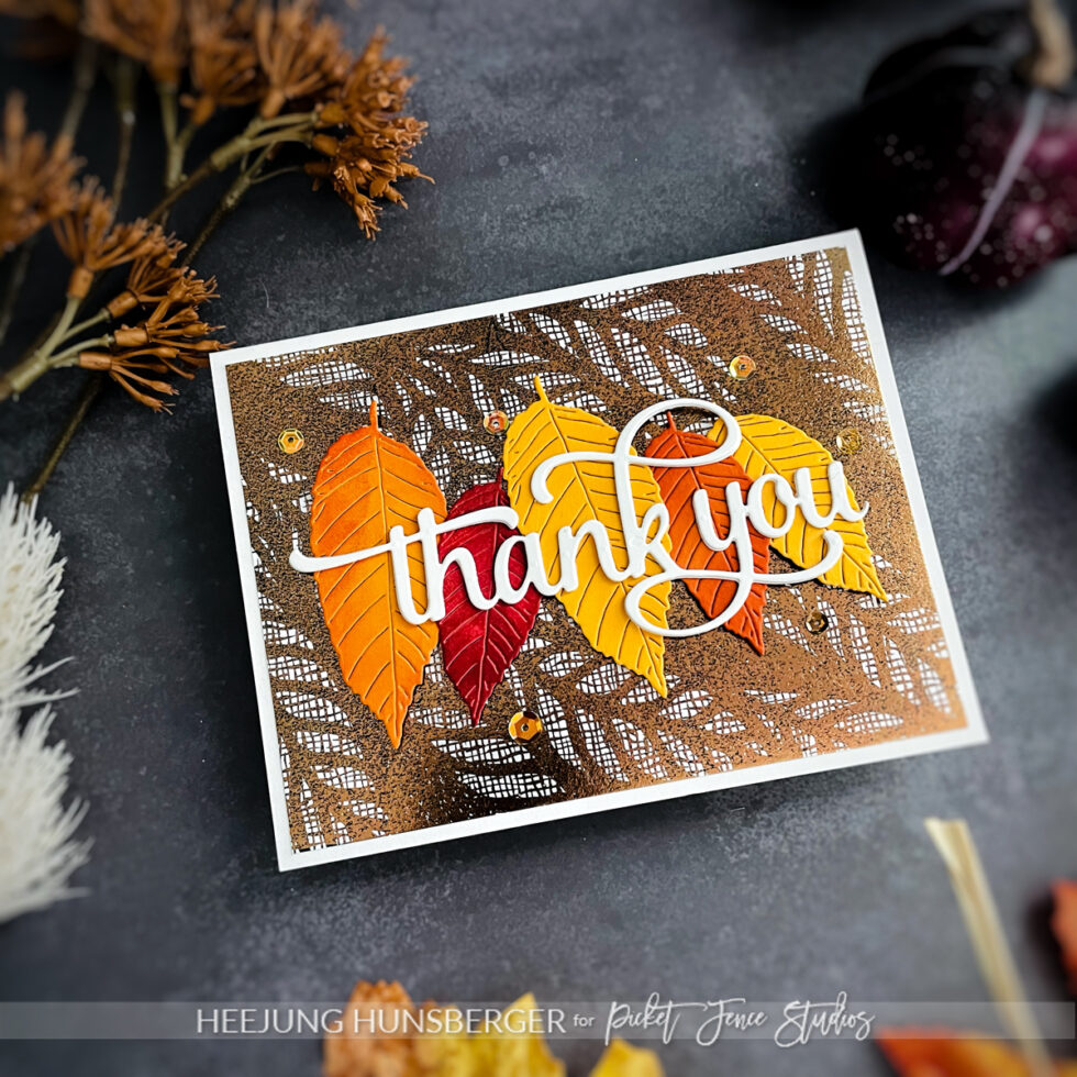 PFS- Fabulous Toner Foiling Thank You Card - H MADE BOUTIQUE