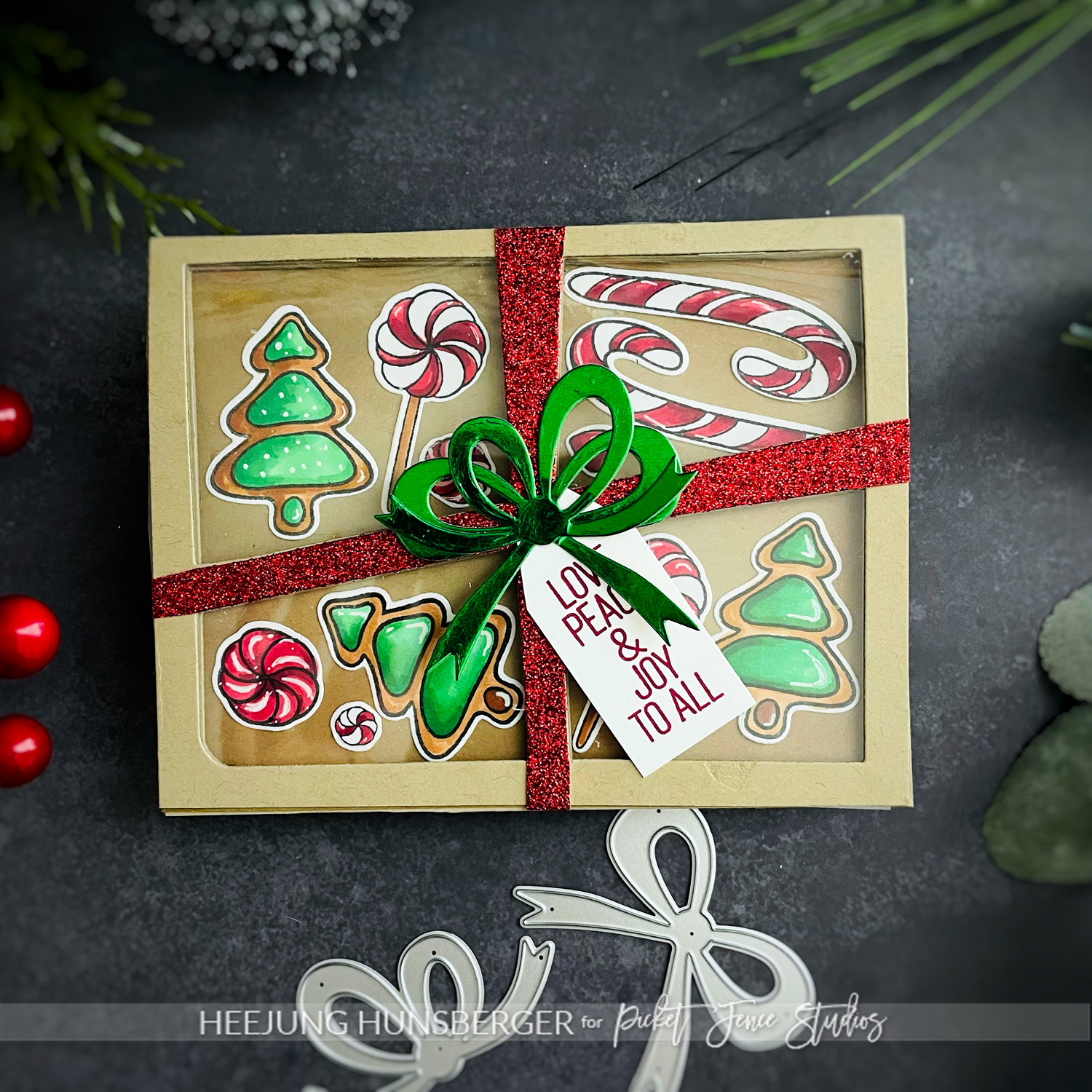 PFS- Christmas Candy Box Card