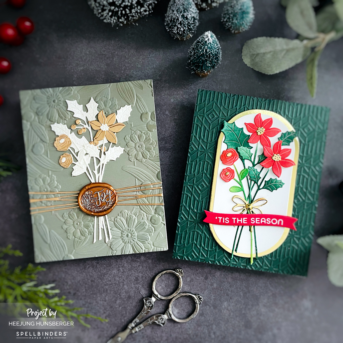 Spellbinders Sealed for Christmas Cards