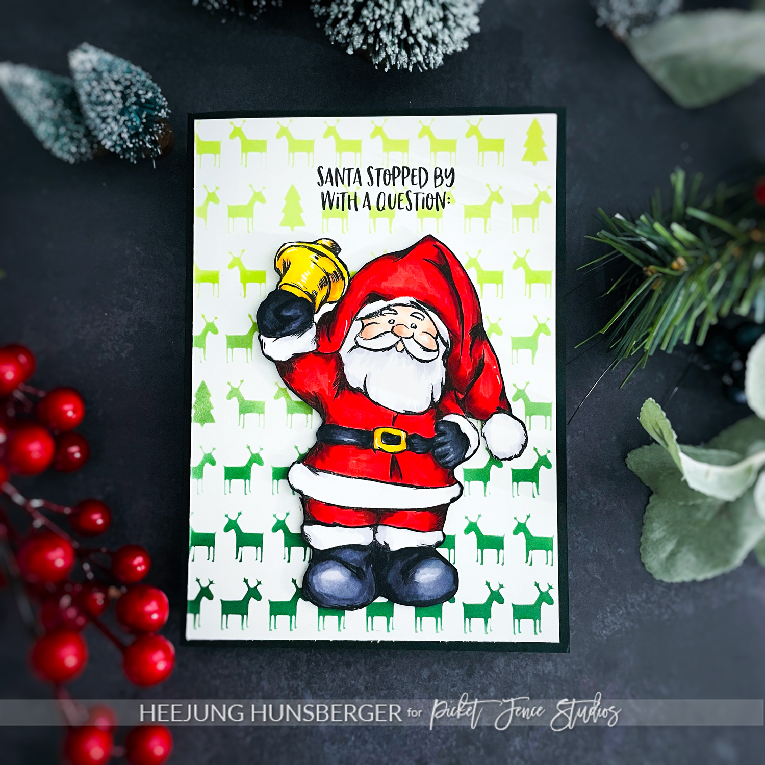 PFS- Dancing Santa Card