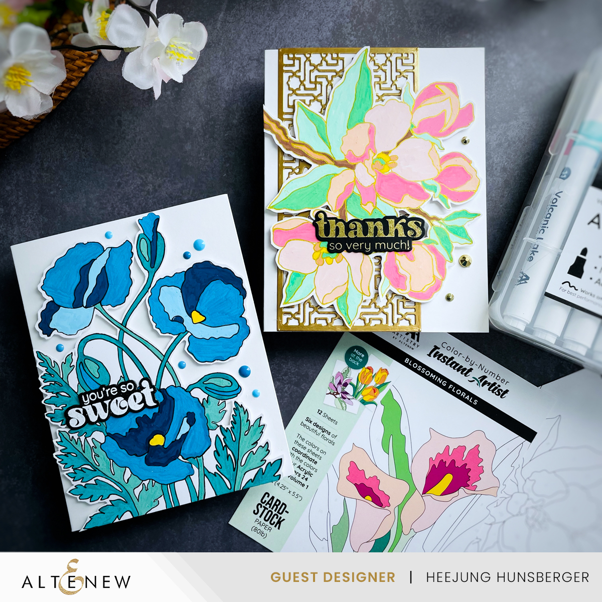 Color-by-Number: Instant Artist – Blossoming Florals by Altenew