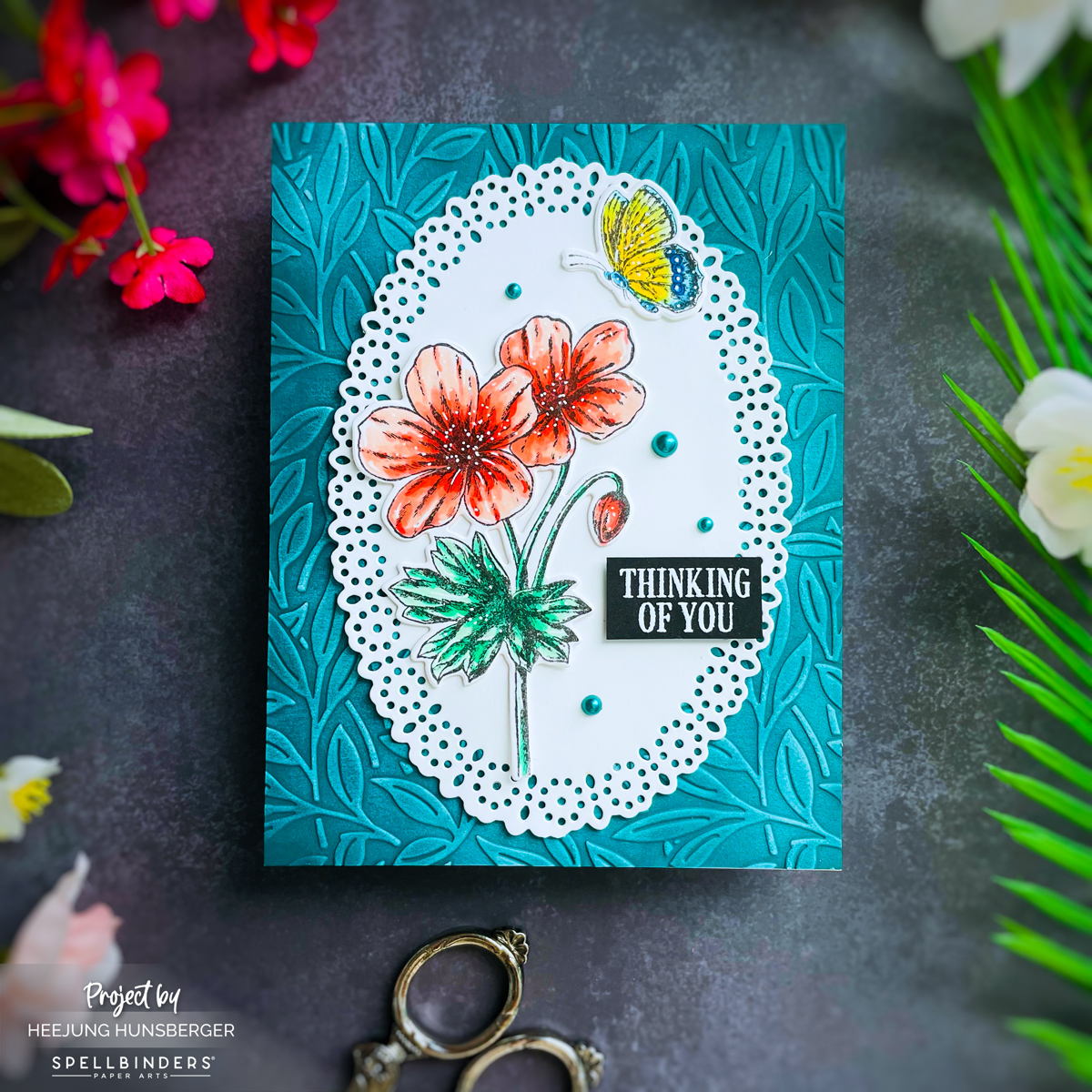 Spellbinders- Beautiful Blooms by Simon Hurley Collection
