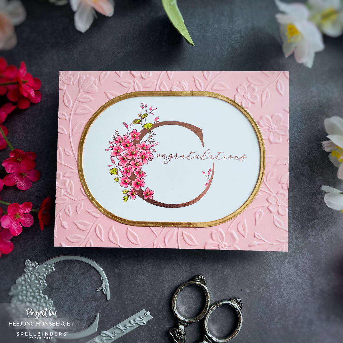 Spellbinders- Every Occasion Floral Alphabet Collection