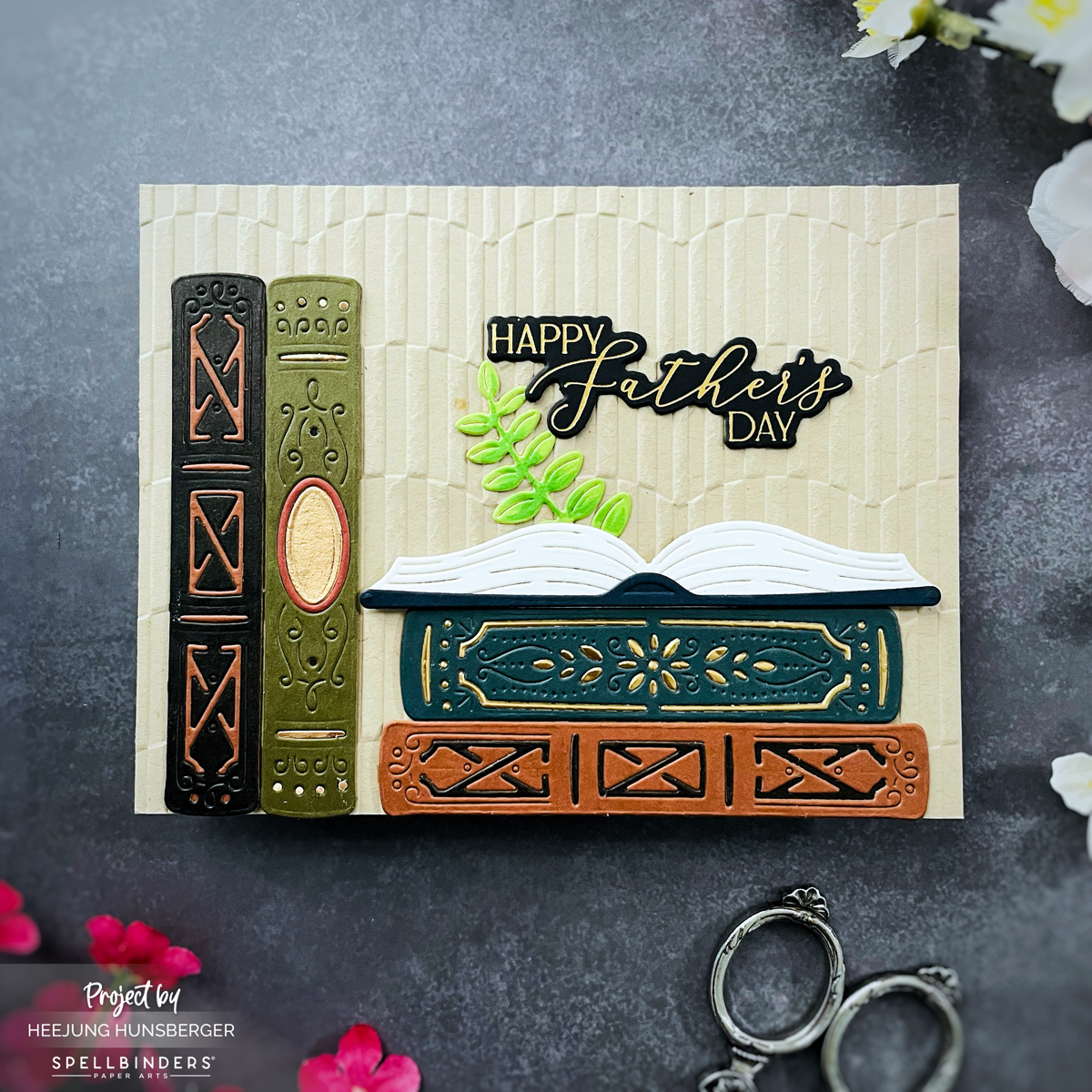 Spellbinders- Book Lover Father’s Day Card