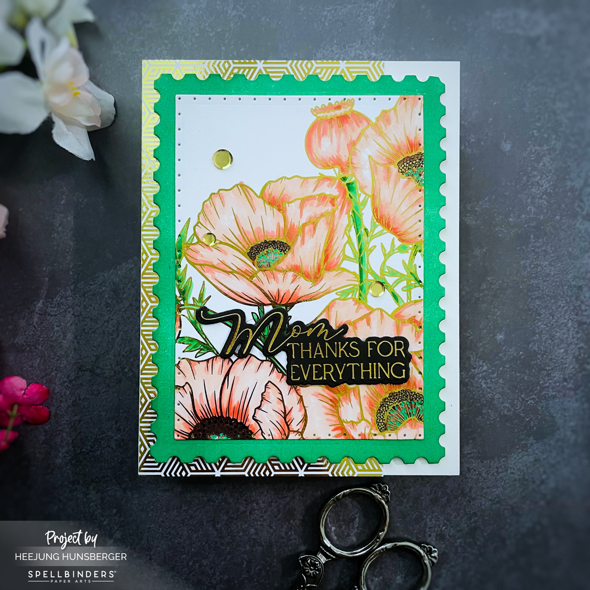 Spellbinders- Paper Rose  Mother’s Day Card