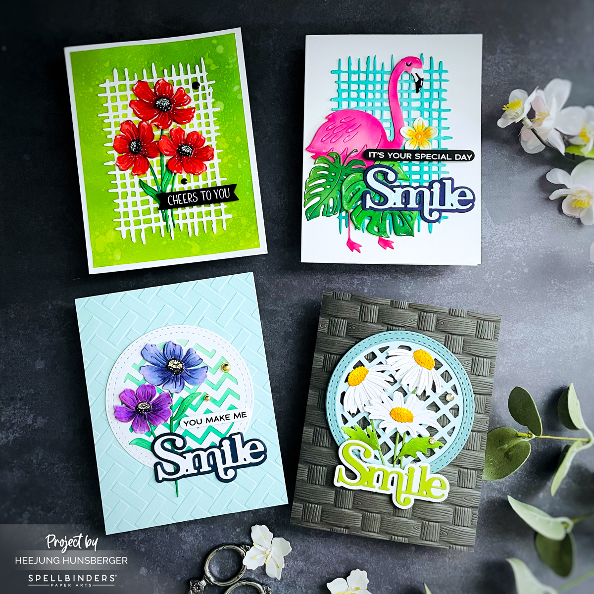 Spellbinders- The Spotlight Frames and Floral Collection