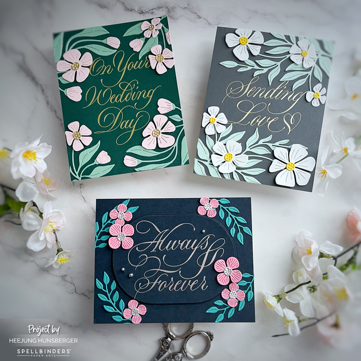 Spellbinders- Copperplate on Your Wedding Day Collection