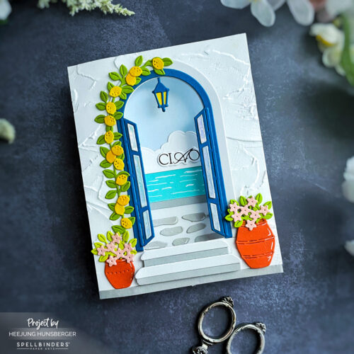 Lemon Fresco 3D Embossing Folder From The La Dolce Vita Collection | Spellbinders - Spellbinders Paper Arts