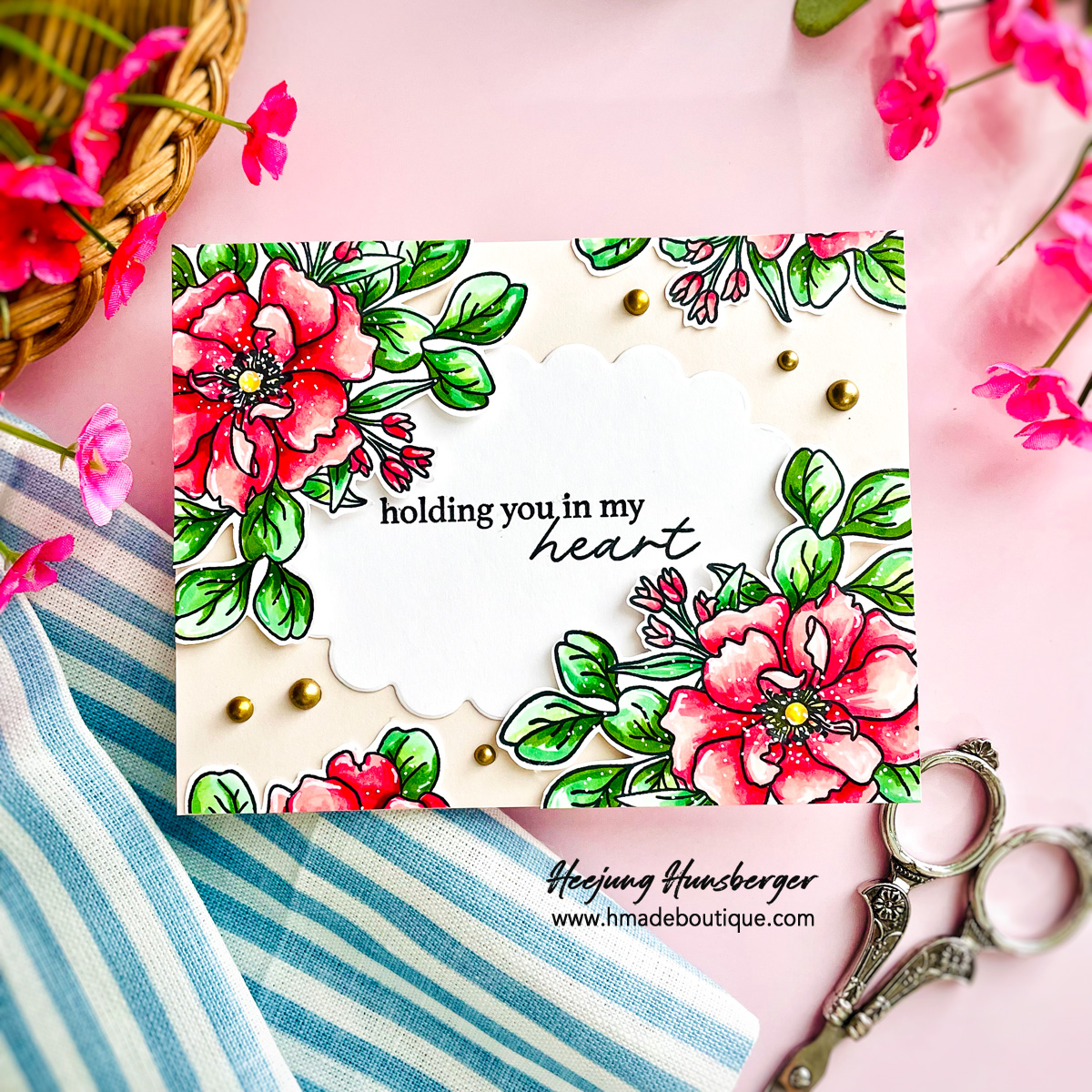 Elegant Wild Roses in Full Bloom