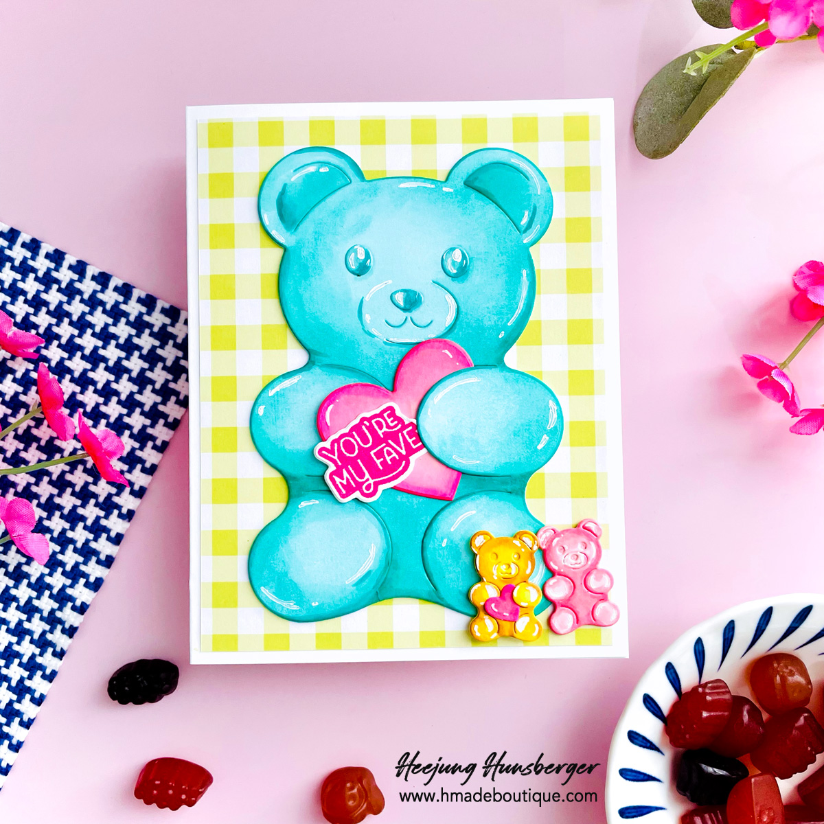 Beary Sweet: A Gummy Bear Hug Card