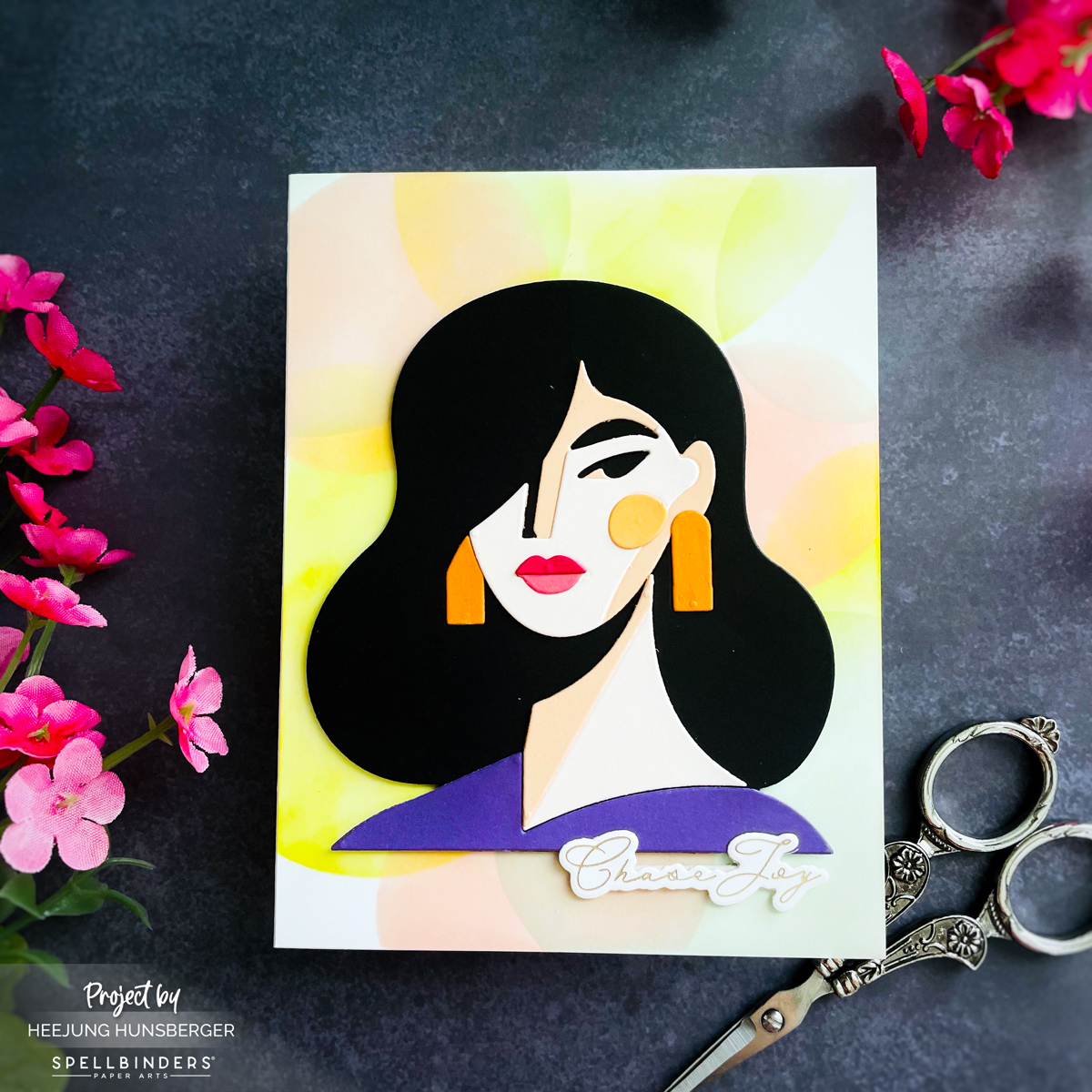 Minimalist Elegance: Pastel Aura & Fragmented Gaze