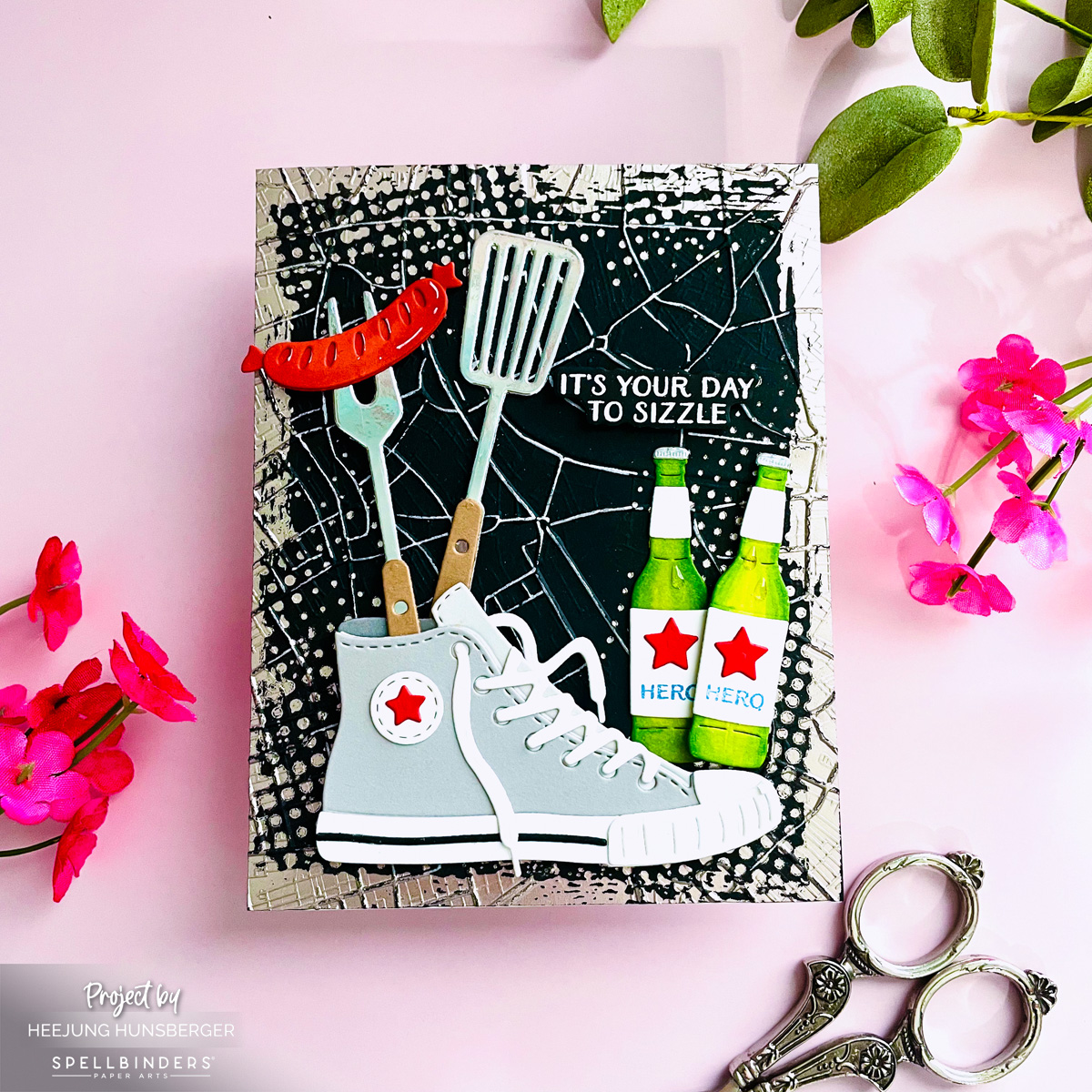 Edgy & Energetic Father’s Day Card with March 3D Embossing Club