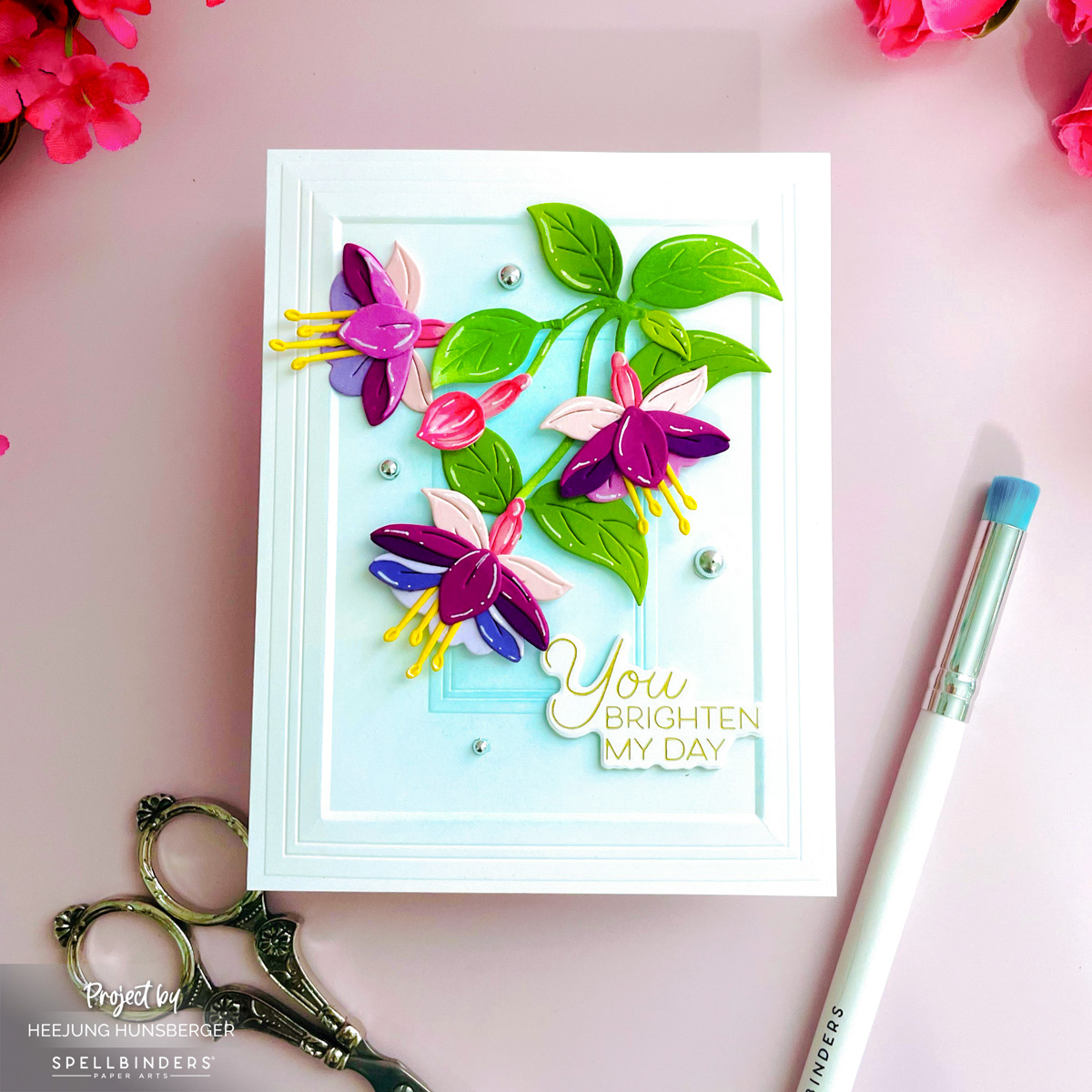 Radiant Fuchsia Birthday Card
