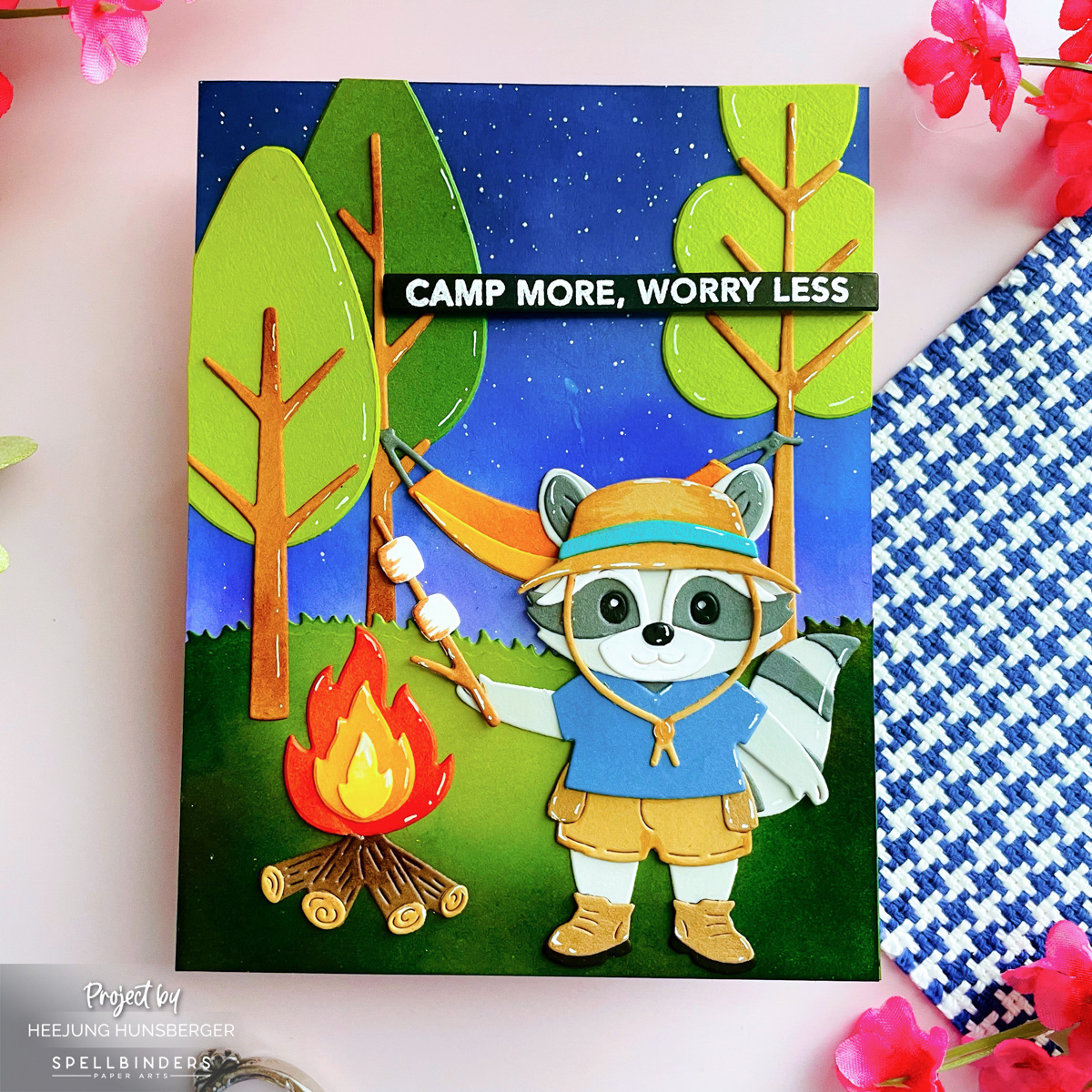 Camp More, Worry Less: A Nighttime Forest Adventure