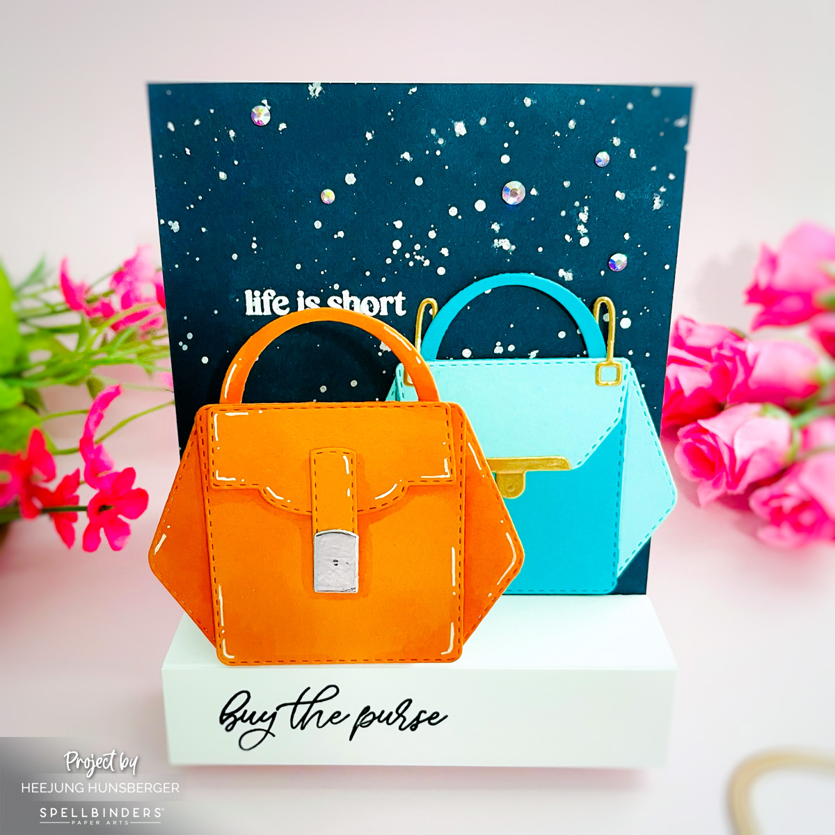 Life is Short, Buy the Purse: A Designer Pop-Up Card