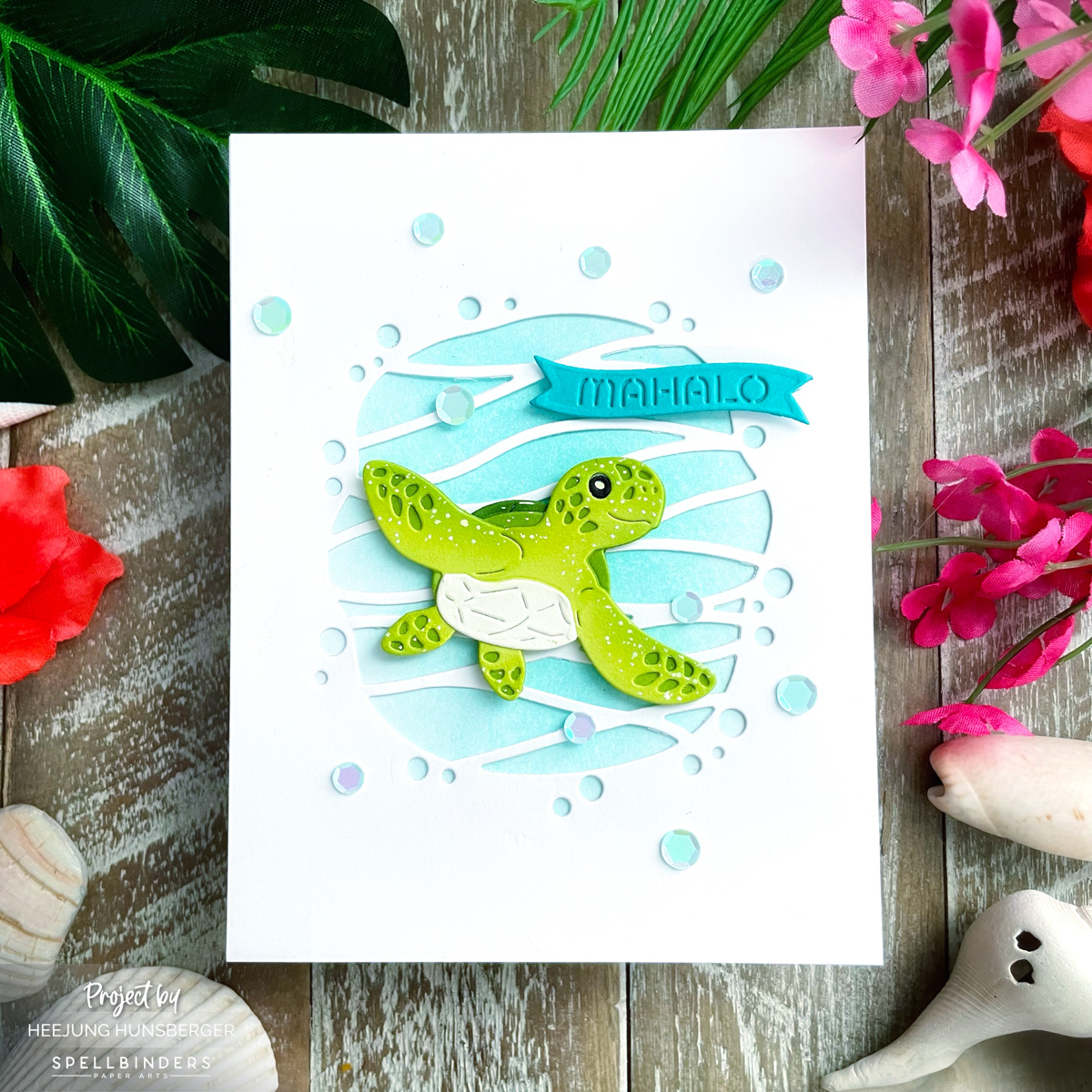 Last Chance for June Clubs: Mahalo Sea Turtle | Spellbinders June 2026 Small Die of the Month