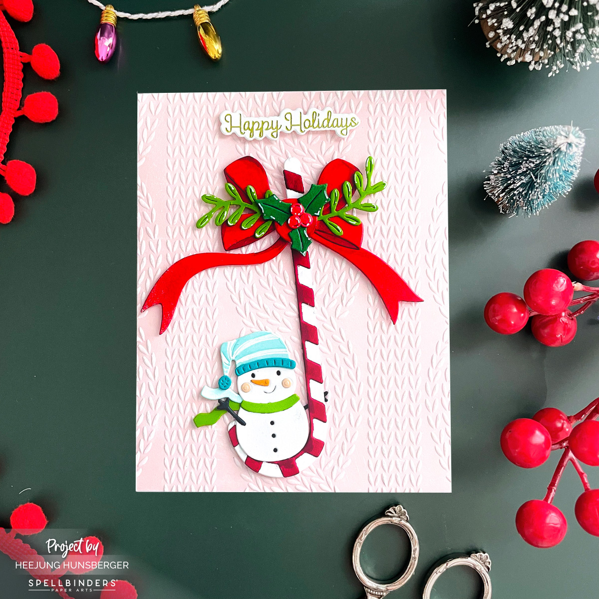 Sweet Snowman Swing with Spellbinders July Club Kits!